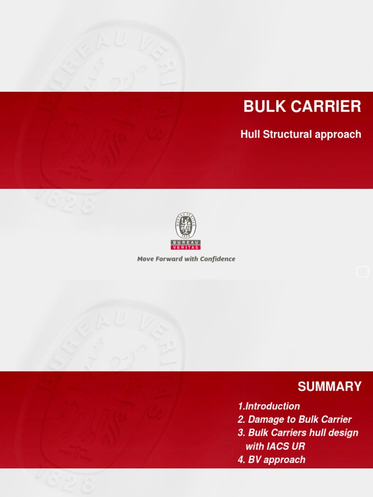 Bulk Carrier Types and Structural Design | PDF | Ships | Watercraft