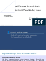 Documentation GST Audit