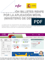 Tutorial Acceso Movil Renfe para Militares