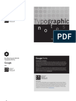 Google+HMCT Typographic Notes