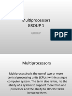 Multiprocessors