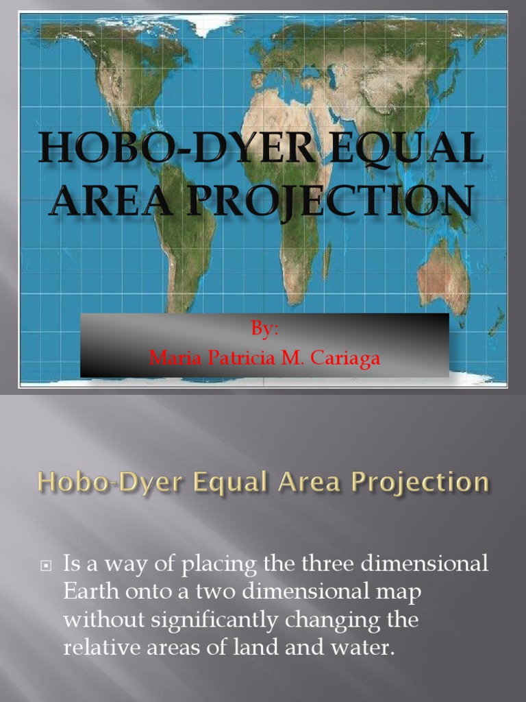 Hobo-Dyer Equal Area Projection  PDF