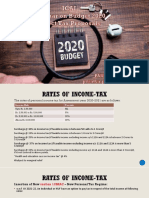 PVSS Prasad - PPT On Budget 2020 PDF