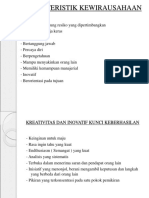  KARAKTERISTIK KEWIRAUSAHAAN