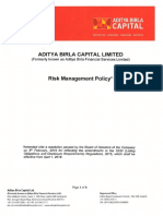 Aditya Birla Capital Risk Management Policy