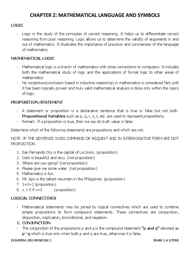 Chapter 2 Mmw Logic Proposition