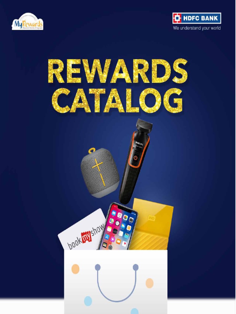 HDFC Rregalia Rewards Catalog PDF, PDF, I Phone
