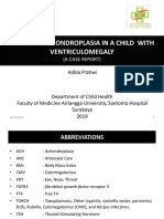Achondroplasia in A Children With Ventriculomegaly