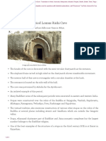 Arts of Mauryan Period Lomus Rishi Cave PDF