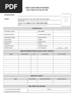 Employment Application Form