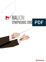 HALion Symphonic Orchestra Operation Manual en Ja