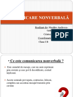 Comunicare Nonverbală