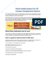Free Download Sample Papers For All Competitive Exams