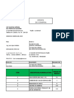 Orden de Compra 001 - 2019 Cepnsps