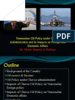 Venezuelan Oil Policy under Chavez Administration and its Impacts on Foreign and Domestic Affairs