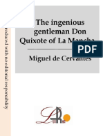 The Ingenious Gentleman Don Quixote of La Mancha