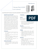 Nokia Wi-Fi Access Point AC220 2x2 Outdoor - Integrated Omni Antenna - Data Sheet v1.0