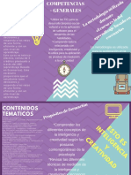 Folleto Inteligencia y Creatividad