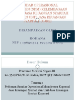 Standar Operasional Manajemen (SDM) KJKS