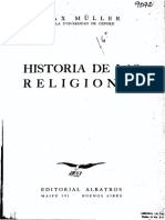 Historia de Las Religiones - Max Müller (V) PDF