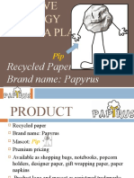 Branding For Recycled Paper