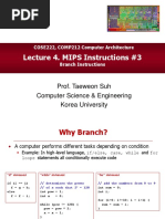 CA Lec4 Chap2 MIPS Instructions 3