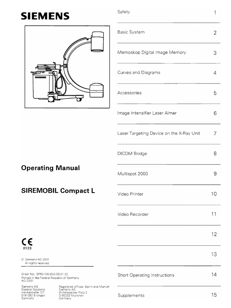 Siemens Siremobil Pact L User Manual Pdf