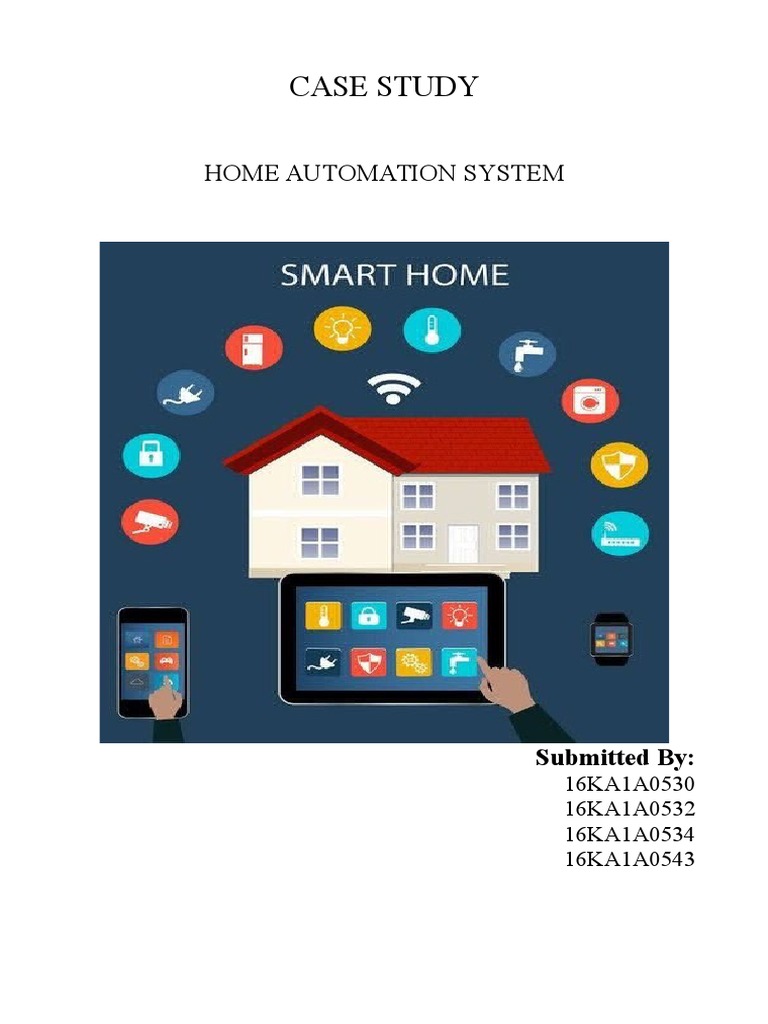 Home Automation Case Study PDF PDF System Of Things
