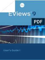 EViews 9 Users Guide I (001-607) PDF