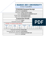 SLC - Gndu.ac - in StudentArea SLC PrintTransactionReceipt - Aspx D 424330003469 PDF