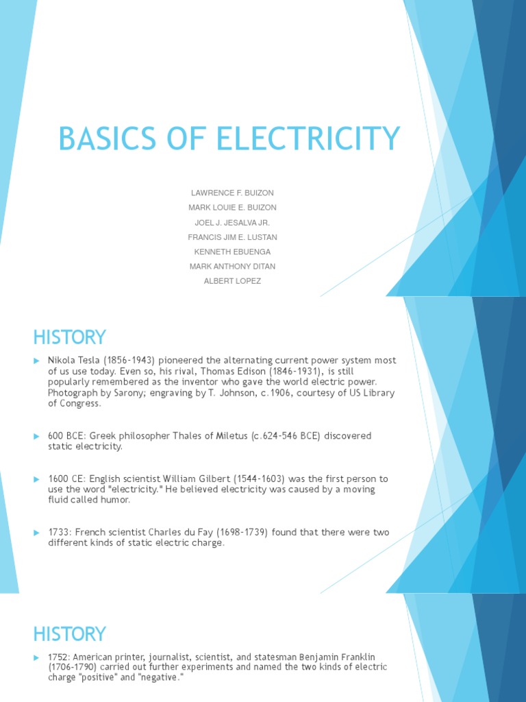 Fundamentals of Electricity Explained | PDF | Volt | Electric Current