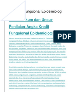 Jabatan Fungsional Epidemiologi