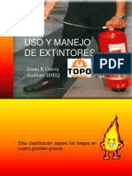 Uso y Manejo de Extintores