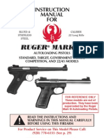 Ruger MK II Pistol Owners Manual