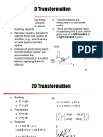 3D Transformations Guide