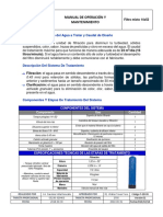 Manual de Operación y Mantenimiento - 14X52 For 3 Way Filter