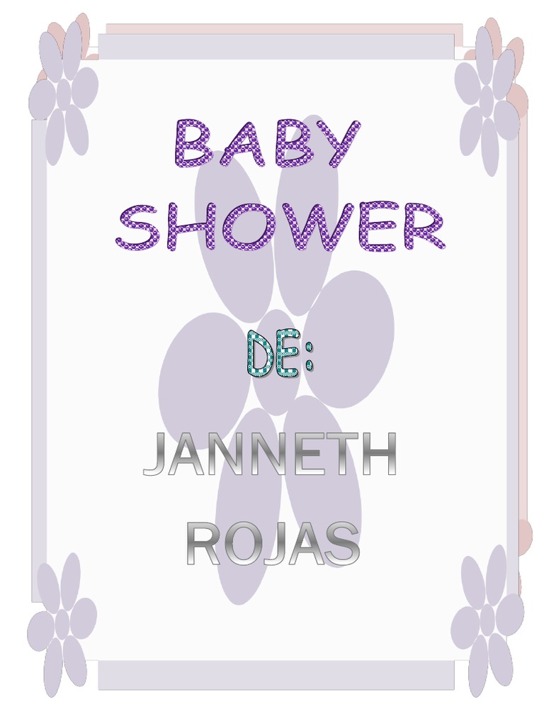 Programa Baby Shower | PDF | Amor