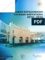 Peraturan Kepegawaian Yayasan Widyatama 2014 2016 PDF