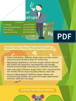 Faktor-Faktor Penyebab Korupsi