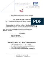 Conception Du Tableau de Bord - JARJAR Mariem - 2282 PDF