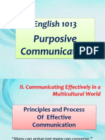 Principles Processes and Ethics of Effective Communication