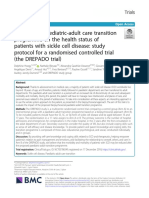 Impact of a paediatric-adult care transition programme on the health status of patients with sickle cell disease