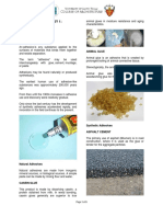 Adhesives and Sealants Handout PDF