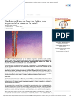 Cambios políticos en América Latina y su impacto en los sistemas de salud_