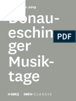 Donaueschinger 2019 Program (Outside)