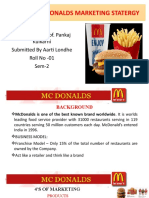 McDonald's Marketing Strategy Study