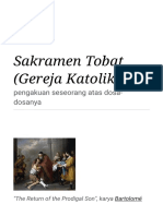Sakramen Tobat (Gereja Katolik) - Wikipedia Bahasa Indonesia, Ensiklopedia Bebas PDF
