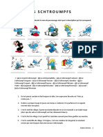 Les Schtroumpfs La Description Comprehension Ecrite Texte Questions Comprehension 15350