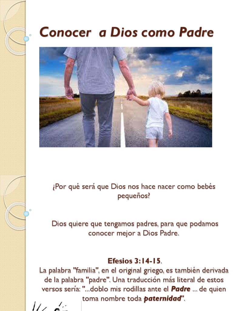 Conociendo a Dios como Padre | PDF | Salmos | Dios