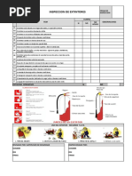 Tarjetas de Inspeccion de Extintores | PDF | Naturaleza